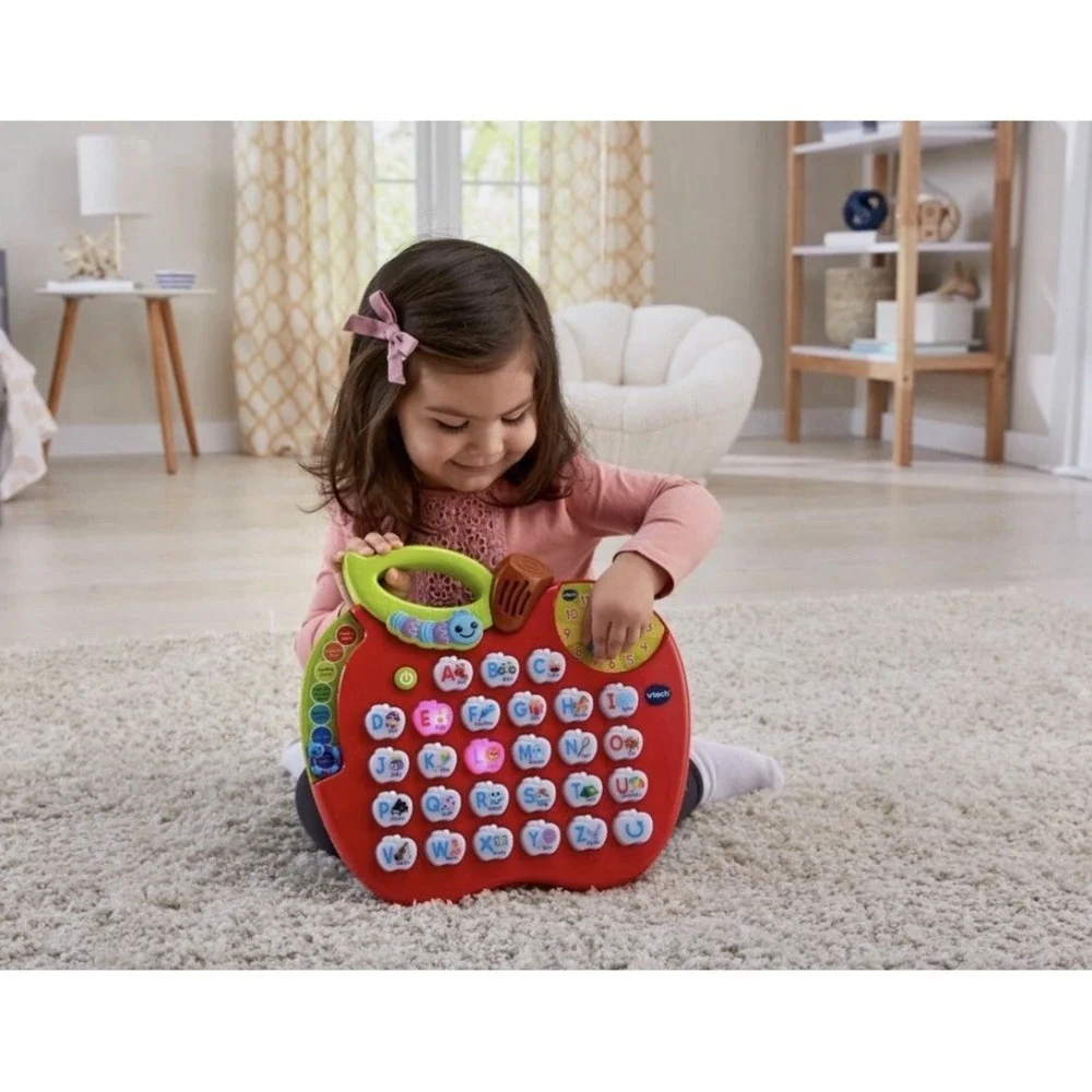 VTech ABC‎ Learning Apple Alphabet Electronic Learning Toy w/Lights & Sounds